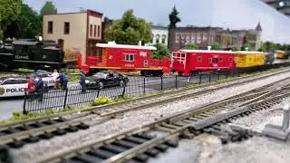 HO Scale LCSofME model train layout at the Great Train Show 2019