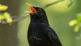 Chant du Merle Noir au Printemps ▶️ Le Merle Noir - un hymne au printemps!