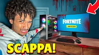 SE VEDI SANGUE sulla TUA POSTAZIONE da GAMING di FORTNITE, SCAPPA SUBITO...😰