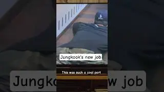 Jungkook's new job if everything fails 😂 well done Jimin for the challenge. #jimin #jungkook #shorts
