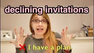 【はっきりNoと言っていい？】Declining Invitations【英語での断り方】
