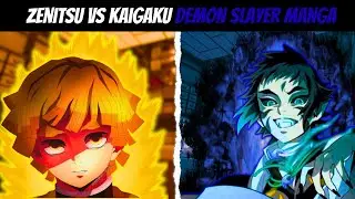 Zenitsu vs Kaigaku – Demon Slayer Manga ⚡ (Explicat complet)