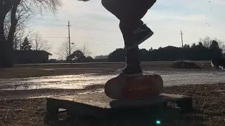 The last time I was on a skateboard..