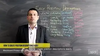 How to Create Position Descriptions Easily - Blackboard Fridays Ep. 68