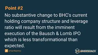SpinTalk: The Bausch Corporate Overhaul Is More Illusory Than Substantive At Least for Now