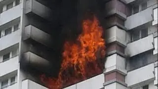 Großbrand in Hochhaus in Sindelfingen - Mann in Tod gestürzt - Über 300 Rettungskräfte im Einsatz