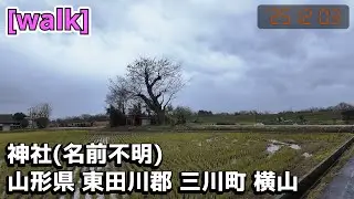 【神社(名前不明)】神社(名前不明)/山形県東田川郡三川町横山畑田【庄内を散歩300】