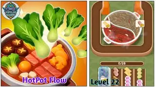 Hotpot Flow: Food Games Level 22: Gameplay Solution