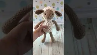 Stuffed soft curly lamb toy