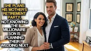 She Plans His Mother's Retirement Party, Not Knowing Millionaire Son Is Planning Their Wedding Next