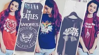 My ENTIRE Band Merch Collection | LookBook Style | Francesca Byrne