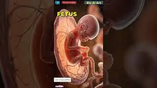 Human Fetus Animation | Human Anatomy | Bio AI Art | 02