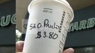THE PRICE OF STARBUCKS AROUND THE WORLD