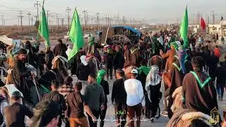 الان استقبال اهالي معمل ورق ميسان لضعن الامام الكاظم ع موكب أهالي ناحية شيخ سعد واسط