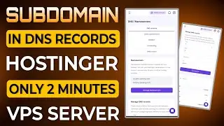 How To Create A Subdomain In Hostinger DNS | Create Subdomain In DNS Nameservers
