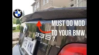 Carbon Fibre M4 High Kick Spoiler // Install (BMW E9x)