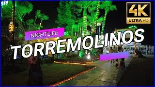 TORREMOLINOS SABADO NOCHE [4K]  Saturday Night Torremolinos ✔ 🌞 Costa del sol Spain Julio 2021