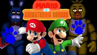 MARIO AND LUIGI ARE ENTERING A FNAF ERA || MARIO IN ANIMATRONIC HORROR#001 (CHAPTERS 1 AND 2)