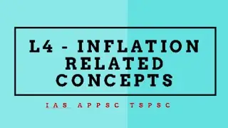 Inflation Related Concepts ||  Terminologies ||  Indian Economy for  IAS APPSC TSPSC