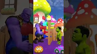 Troll Lil Hulk nailed for King Thanos! 🤪 #gta #spiderman #hulk