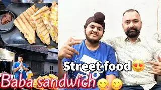 Baba sandwich in Amritsar 😋 | Special tandoori roll and sandwich try at baba sandwich 😱😱