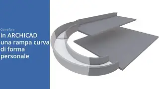 Come fare in ARCHICAD una rampa curva di forma personale