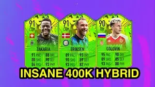INSANE 400K HYBRID SQUAD BUILDER IN FIFA 21 FT (ZAKARIA, ERIKSEN & GOLOVIN()