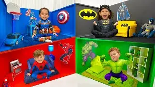 Superheroes Four Colors Playhouse Challenge
