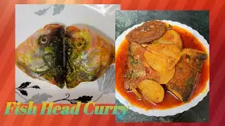 Catla Fish Head Curry🐟😋 || Traditional Bhakur Fish Head ||Quik Recipe💫