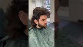 Crazy hair transformation! 😤 #barber #menshair #barbershop #haircut #transformation #mullet