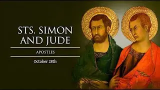 Saint of the day -  Simon and Jude Thaddeus - Oct 28 #saintoftheday #catholic #christianity #martyr