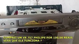 COMPREI UM VÍDEO CASSETE PHILIPS VR 757 POR R$ 100,00 SERA QUE FUNCIONA ?