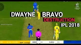 Dwayne Bravo ☠️ Destruction IPL 2018 | mi vs csk |