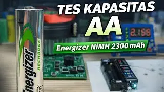 Tes Kapasitas Baterai AA Energizer Rechargeable NiMH 2300 mAh | DL24 & ZB2L3