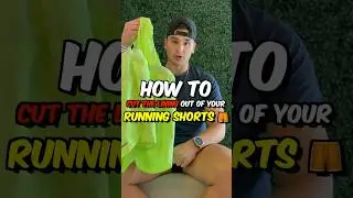 How To Cut The Lining Out Of Your Running Short 🏃🏻&zwj;♂️🩳