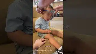 Babies trying out corrective glasses  #mentalhealth #viral #happy #hopecore #funny #cute