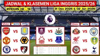 English Premier League 2025 Matchday 19 - Arsenal vs. Aston Villa - Liverpool vs. Leeds United | ...