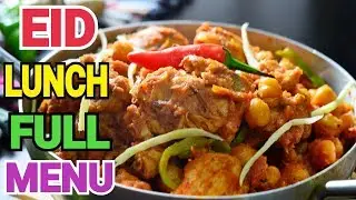 EID LUNCH FULL MENU / 9 Eid Dawat Recipes by (YES I CAN COOK) #EidRecipes #2019Eid #MeethiEid