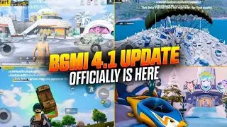 🔥BGMI 4.1 Update - Glacier Trariler 🤯in FROSTY FUNLAND Winter Mode, Rocket Launcher and New Features
