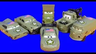 Army Doc Tells Army Car Lightning McQueen Mater Cars War 3 Filmore Stories