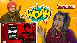 Reaction on ~ MALWA BLOCK ~ Sidhu Moose Wala ~ Wazir Patar ~ MOOSETAPE ~ Reaction Video