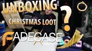 UNBOXING CZ - CSGO CHRISTMAS LOOT FADECASE MYSTERY BOX DEATHDEALERCZ