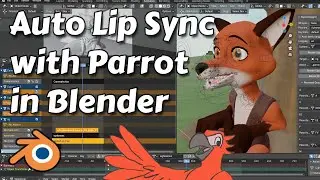 Автоматическая синхронизация губ в Blender с помощью Parrot Lipsync