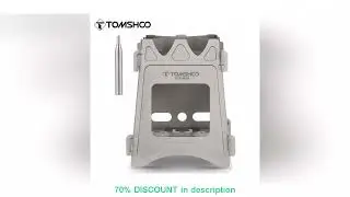 Latest Products You Must Know!&nbsp;Tomshoo Titanium Stove Outdoor Camping Wood Stove Portable Folding