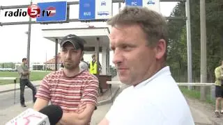 Pikieta na granicy