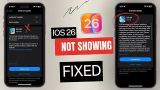 iOS 26 Not Showing? How to Install iOS 26 on Your iPhone!