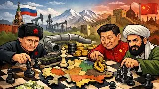 &Aacute;sia Central: O Tabuleiro Esquecido Onde R&uacute;ssia, China e o Isl&atilde; Disputam Poder