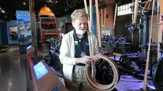 Belt Driven Machine Shop at National Mississippi River Museum & Aquarium - Dubuque Iowa