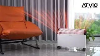Calefactor Atvio Home de Convecci&oacute;n 38.5cm de Alto 1500W