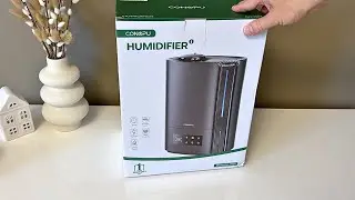 CONOPU Ultrasonic Humidifier - Aroma Diffuser - 60 hours of operation